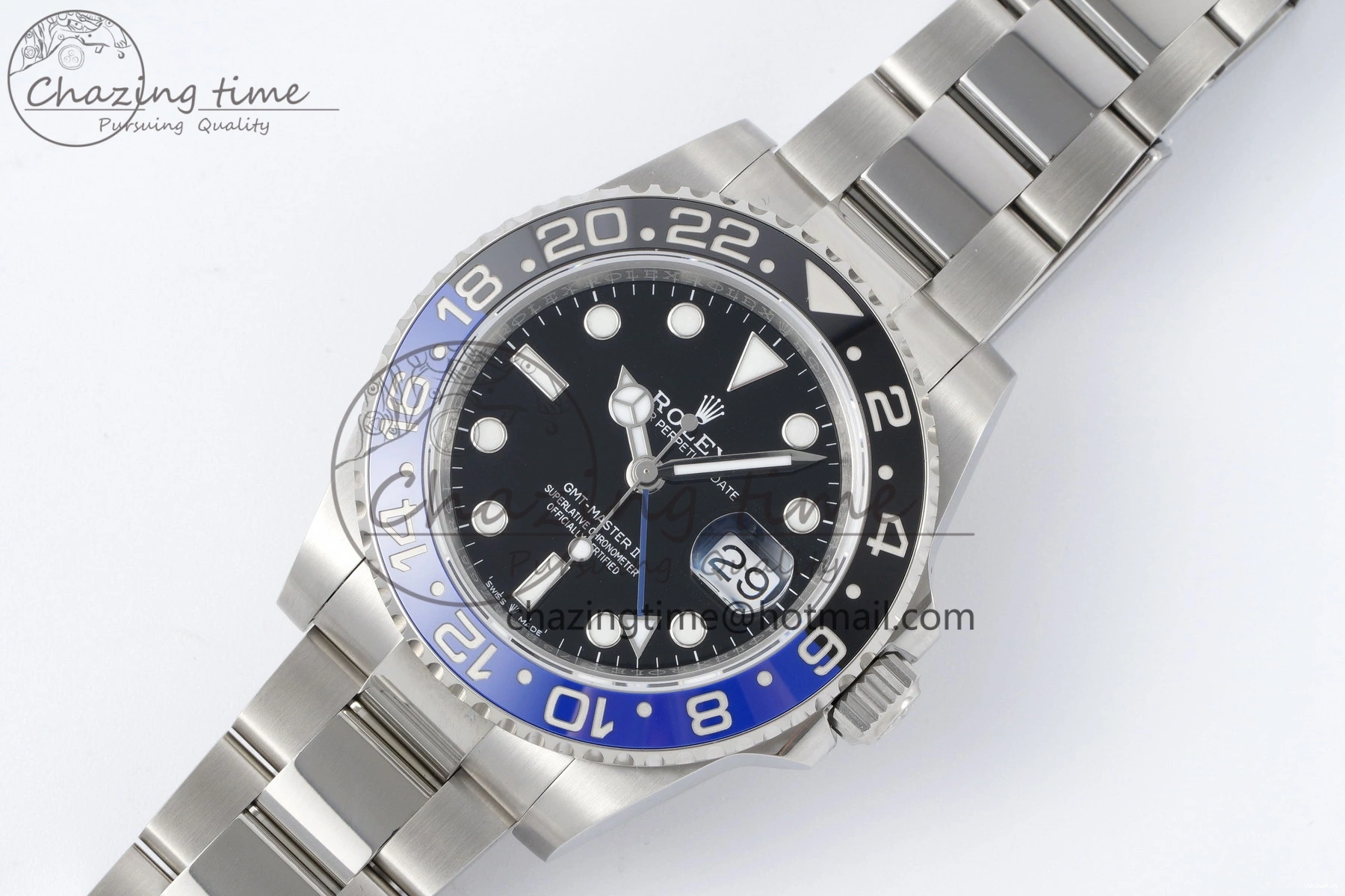 GMT KING 126710 CHS Edition K3285 SS Best 1:1 Oyster Master on II Factory 904L BLNR Bracelet 0402